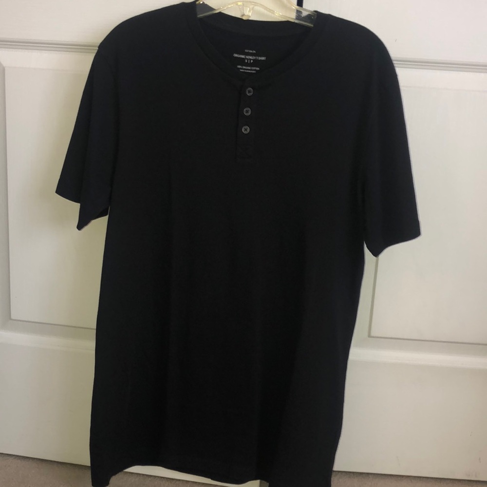 Mens organic cotton henley NWOT